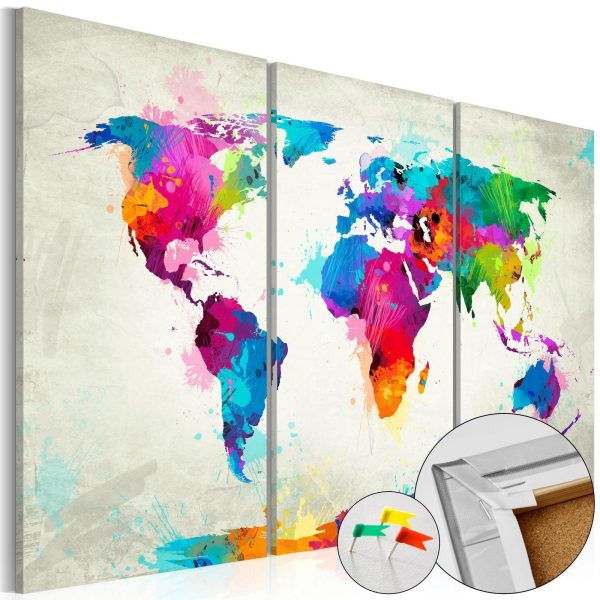 Decorative Pinboard - Colourful Expression