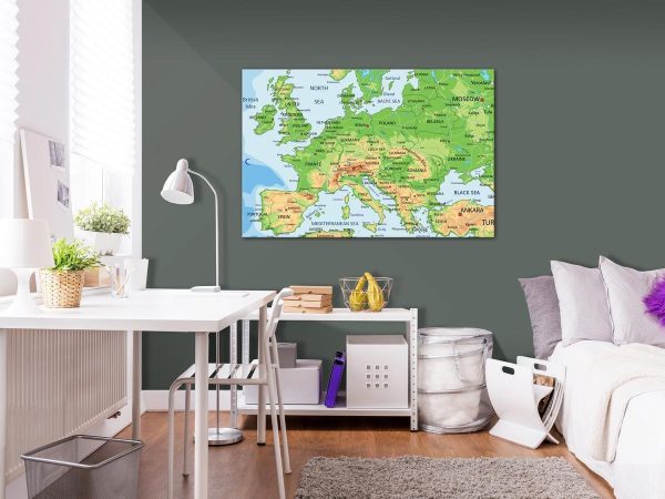 Decorative Pinboard - Europe