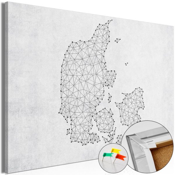 Decorative Pinboard - Geometric Land