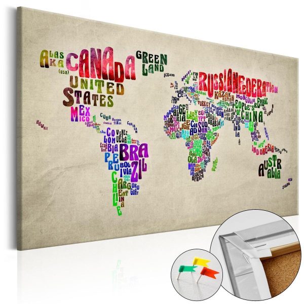 Decorative Pinboard - Global Tournée (EN)