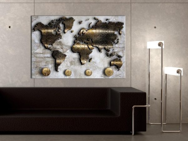 Decorative Pinboard - Golden Journey