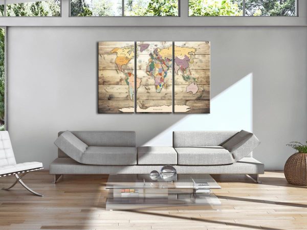 Decorative Pinboard - Map of Dreams