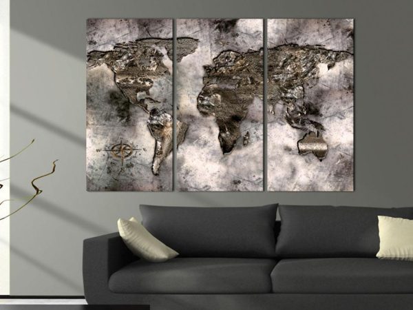 Decorative Pinboard - Opalescent Map