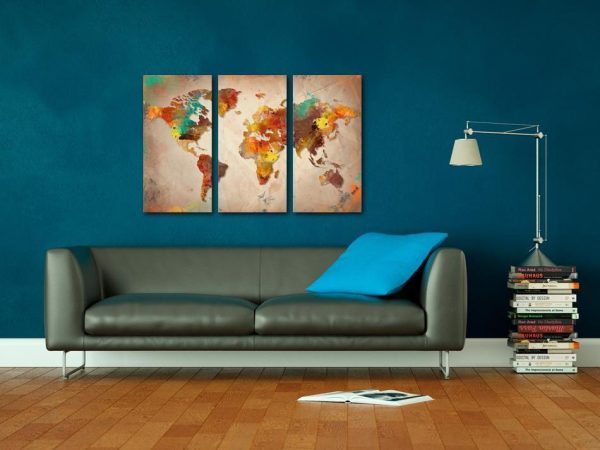 Decorative Pinboard - Painted World