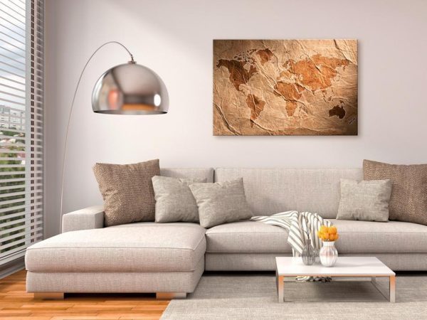 Decorative Pinboard - Paper Map