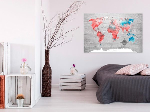 Decorative Pinboard - Red Roam