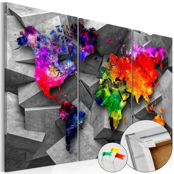 Decorative Pinboard - Symmetry of the World