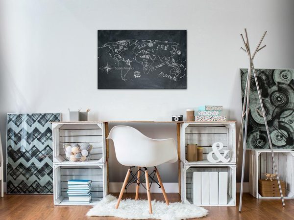 Decorative Pinboard - Travel broadens the Mind
