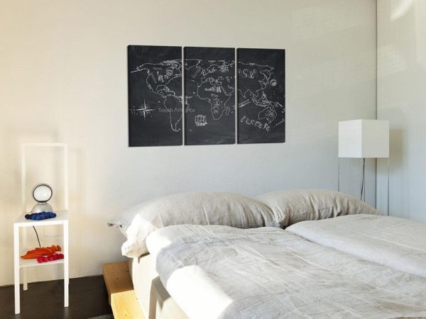 Decorative Pinboard - Travel broadens the mind (triptych)