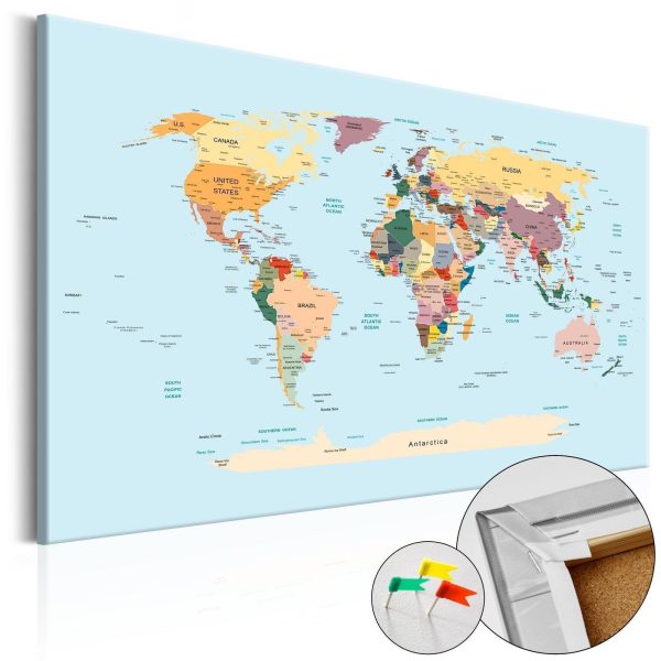 Decorative Pinboard - Travel with Me