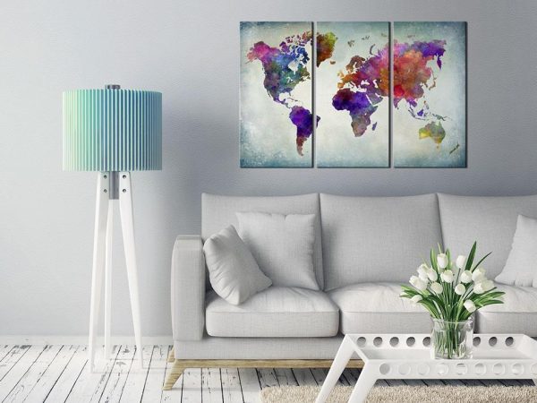 Decorative Pinboard - World in Colors