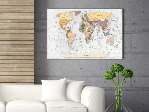 Decorative Pinboard - World's Walls