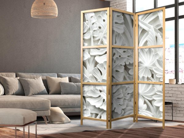 Japanese Room Divider - Alabaster Garden I - Image 3