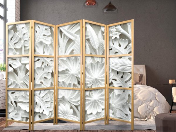 Japanese Room Divider - Alabaster Garden III - Image 2