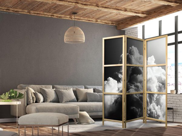 Japanese Room Divider - Clouds Like from Dreams: Let the Sun Illuminate Your Day – A Visual Feast - Image 3