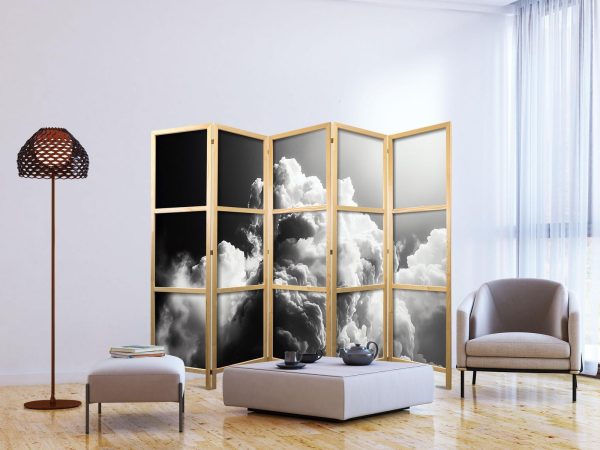 Japanese Room Divider - Clouds Like from Dreams: Let the Sun Illuminate Your Day – A Visual Feast - Image 3
