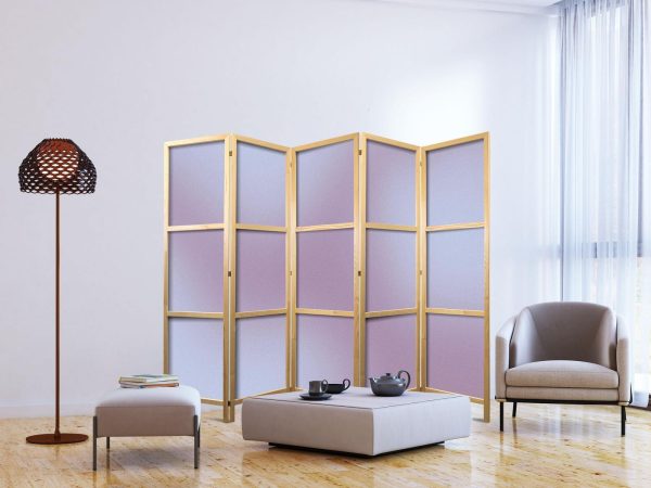 Japanese Room Divider - Complex Gradient - Gradient Composition in Nostalgic Colors - Image 3