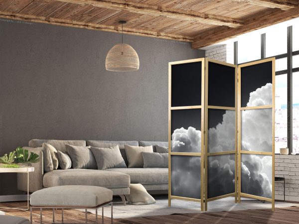 Japanese Room Divider - Discover the Infinite Play of Sunlight – Clouds and Shadows in the Sky - Image 3