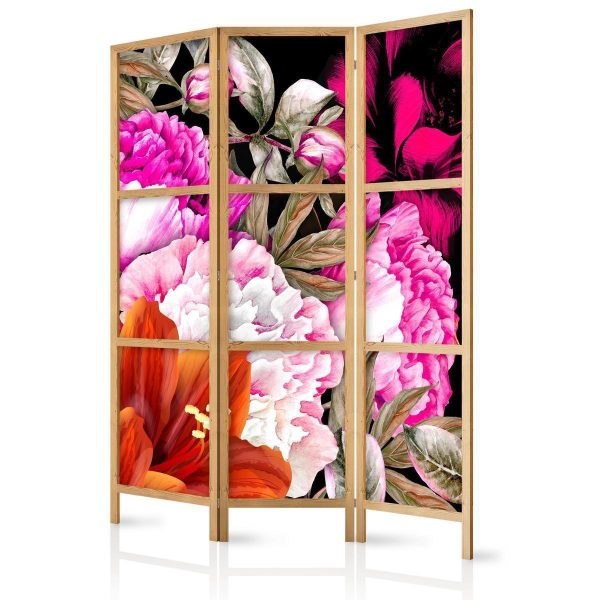 Japanese Room Divider - Floral Abundance I