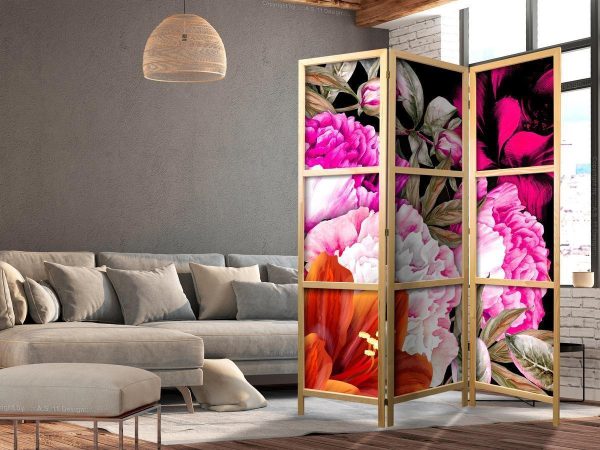 Japanese Room Divider - Floral Abundance I
