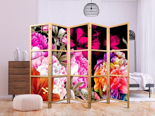 Japanese Room Divider - Floral Abundance II - Image 2