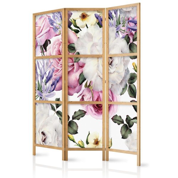 Japanese Room Divider - Floral Glade