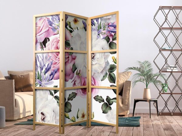 Japanese Room Divider - Floral Glade