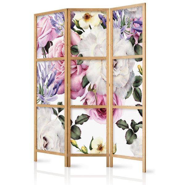 Japanese Room Divider - Floral Glade