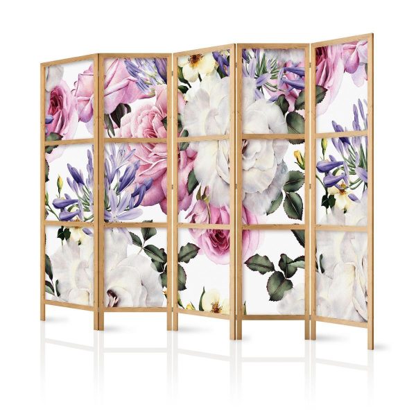 Japanese Room Divider - Floral Glade II