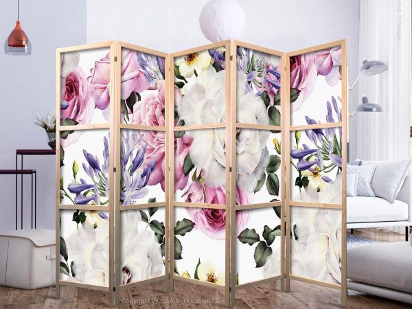 Japanese Room Divider - Floral Glade II