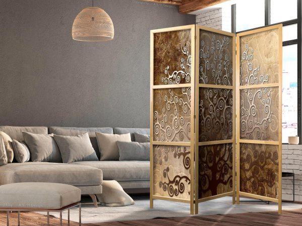 Japanese Room Divider - Golden Flourishes I - Image 3