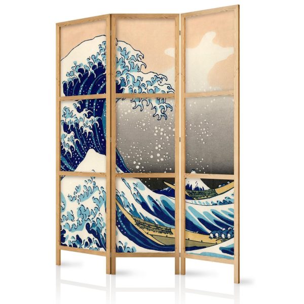 Japanese Room Divider - Great Wave in Kanagawa I
