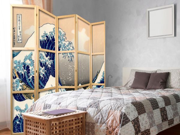 Japanese Room Divider - Great Wave in Kanagawa II - Image 2
