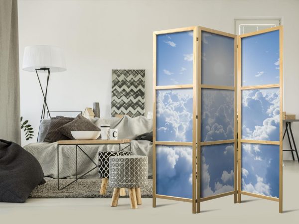 Japanese Room Divider - Heavenly Calm: Warm Rays of the Sun - Image 2