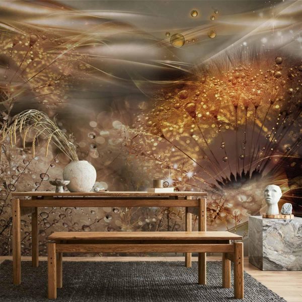 Japanese Room Divider - In the Botanical Garden - Flowers Birds and Butterflies - Colorful Illustration - Image 2