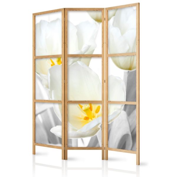 Japanese Room Divider - Luminous Tulips I