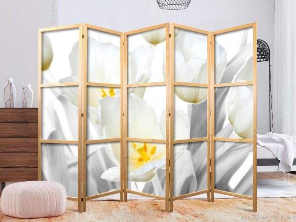 Japanese Room Divider - Luminous Tulips II