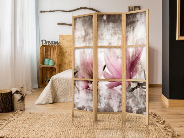Japanese Room Divider - Retro Magnolias I - Image 3