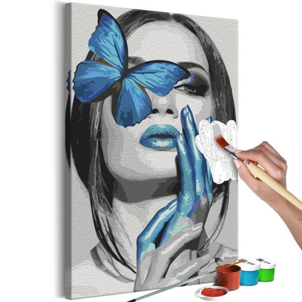 Paint By Numbers Kit - Blue Butterfly