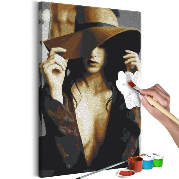 Paint By Numbers Kit - Brown Hat