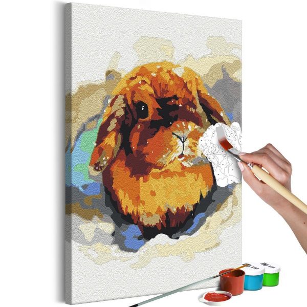 Paint By Numbers Kit - Bunny in the Snow