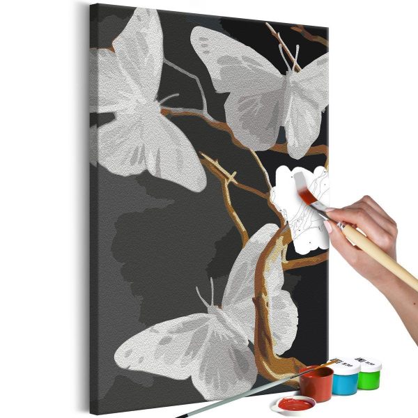 Paint By Numbers Kit - Butterflies on a Twig