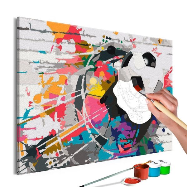 Paint By Numbers Kit - Colourful Ball