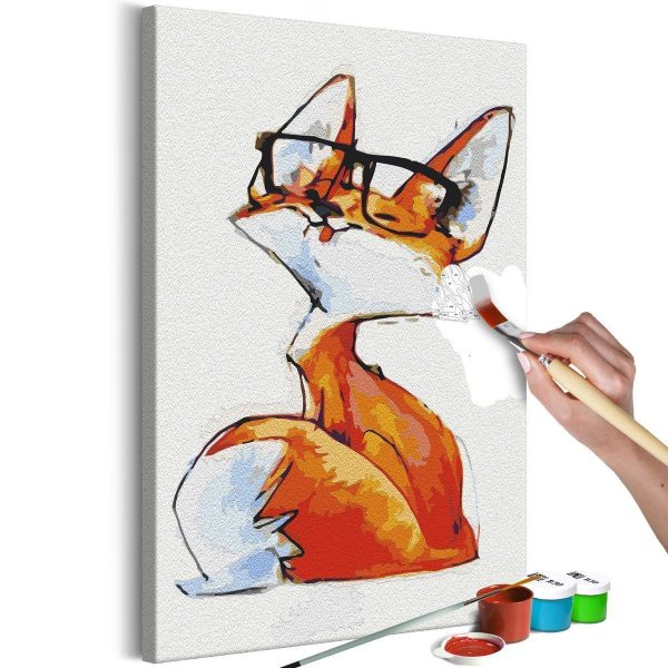Paint By Numbers Kit - Eyeglass Fox