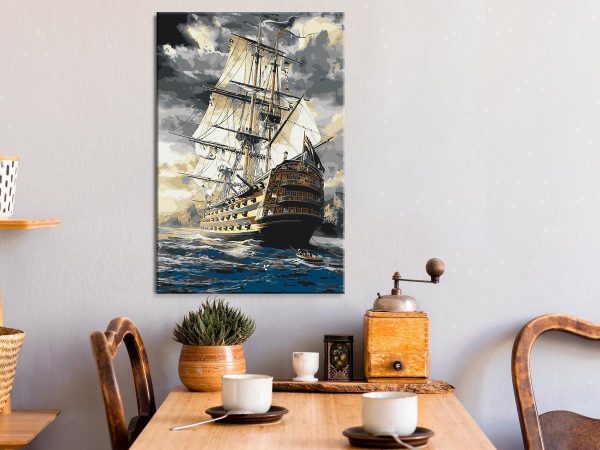 Paint By Numbers Kit - Frigate