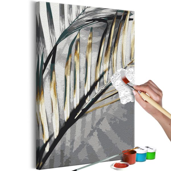 Paint By Numbers Kit - Golden Palm Tree
