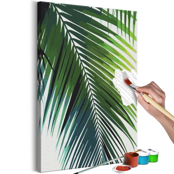 Paint By Numbers Kit - Green Plume