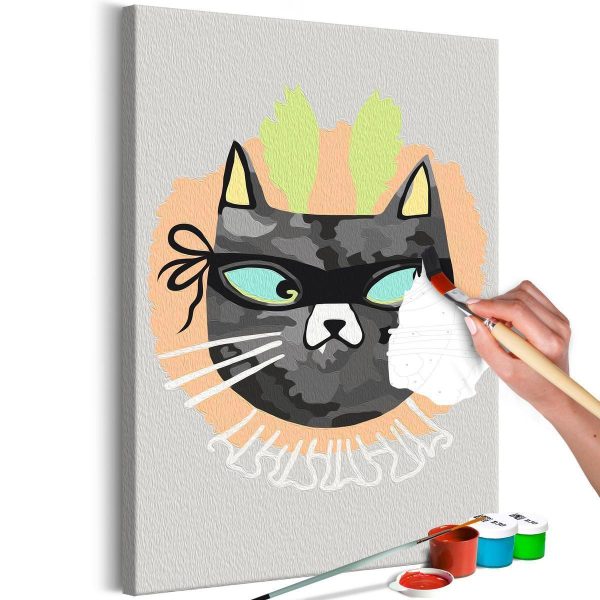 Paint By Numbers Kit - Half Cat Half Rabbit