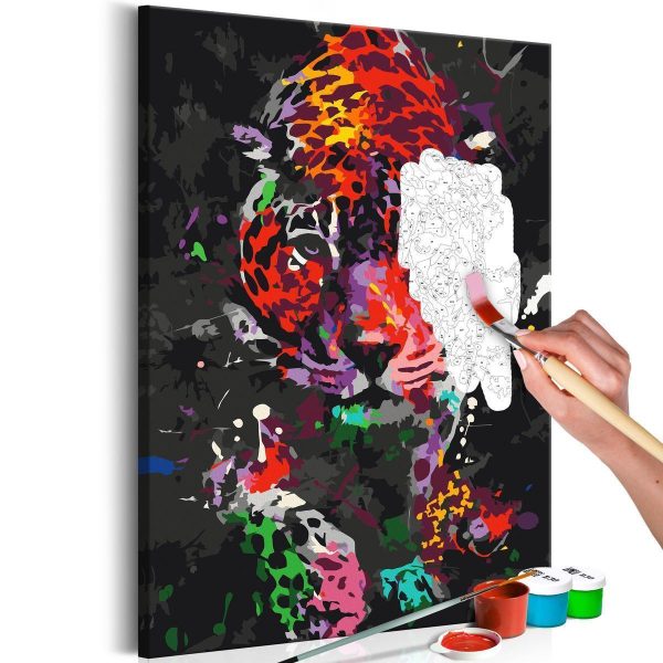 Paint By Numbers Kit - Spotted Leopard