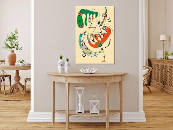 Paint By Numbers Kit - Vasily Kandinsky: Vert et rouge